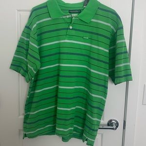Enyce Striped Green Polo Shirt